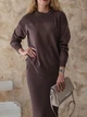 Джемпер женский ARTKNIT Katrin 2XL Шоколад (4823093455276) - изображение 3