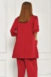Пиджак женский однотонный бордового цвета Fashion размер 54 (204709) - изображение 3