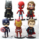 Набор фигурок конструктор Марвел Marvel Captain America Spider-Man Мстители Бетмен Hero Set 6 штук (AN)716 - изображение 1