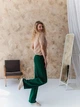 Брюки женские ARTKNIT Katrin S-M Изумрудные (2251948312016) - изображение 5