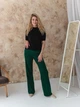 Брюки женские ARTKNIT Katrin S-M Изумрудные (2251948312016) - изображение 7