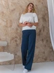 Брюки женские ARTKNIT Katrin 2XL Синие (2251948319015) - изображение 7