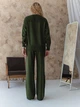 Брюки женские ARTKNIT Katrin S-M Олива (2251948327010) - изображение 2