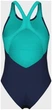 Купальник закритий для жінок Arena FLOW SWIMSUIT V BACK LB темно-синій Жінки 38 - зображення 2