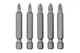 Набір біт Intertool PH1 x PH2 x PZ1 x PZ2 x 50 мм Storm (5 шт.) (VT-0205) - зображення 3