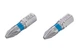 Бита Intertool PZ2 25 мм комплект 2 шт для закручивания крепежа отверточные насадки битки (D-IT_22-C) - изображение 1