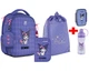 Школьный набор Kite Education Kuromi SET_HK25-555S-2 (рюкзак, пенал, сумка) + в подарок ланчбокс и бутылочка - изображение 1
