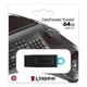 Flash Kingston USB 3.2 DT Exodia 64GB Black/Teal - изображение 3