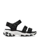 Жіночі сандалі Skechers D`Lites Fresh Catch Black/White 42 Чорний 31514-BLK - изображение 1