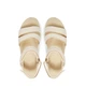 Жіночі сандалі Skechers D`lux Walker Going Out Vibes Natural 43 Бежевий 119828-NAT - изображение 4