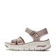 Жіночі сандалі Skechers Arch Fit Fresh Bloom Taupe/Pink 38,5 Бежевий 119305-TPPK - зображення 4