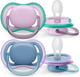 Пустушка Philips Avent Ultra Air 6-18 м SCF085/34 Рожева/Синя 2 шт (8720689016520) - зображення 2