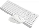 Комплект A4Tech FG1012 Wireless White - зображення 2