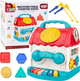 Kostka LEAN Toys Domek wydaje dźwięki Kolorowy 22826 (5905991051756) - obraz 2