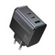 Адаптер сетевой HOCO Star Speed charger CS75A |1USB/2Type-C, 70W/3A, PD/QC| 5125721 - зображення 6