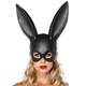 Маска кролика PlayBoy RESTEQ 36 см - чорна матова костюмна маска для вечірок, косплея та Хеллоуїна 4912151 - зображення 1