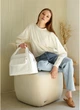 Женская спортивная сумка с карманами SAMBAG Белая (3680371625) - изображение 8