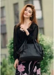Женская спортивная сумка с карманами SAMBAG Черная (3710371625) - изображение 1