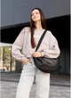 Жіноча сумка Хобо SAMBAG Чорна (724058428) - зображення 1