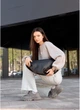 Жіноча сумка Хобо SAMBAG Чорна (724058428) - зображення 6