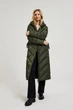 Куртка жіноча MOODO 4525O XS оливкова - зображення 5