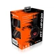 Ігрові дротові навушники MEETION MT-HP020 Gaming Backlit |геймерська гарнітура, кабель 1.8 м, провідні, 50-мм динаміки, 2хAUX 3.5 мм + USB, LED-підсвічування, всеспрямований мікрофон| Чорно-оранжевий - зображення 7