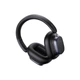 Бездротові Bluetooth навушники Baseus Bowie H1s Noise - Cancellation Wireless Headphones |портативна стерео гарнітура, Bluetooth 5.4, Type-C, до 120 годин відтворення, 800 мАг, вбудований мікрофон, активне шумозаглушення| Чорний - зображення 5