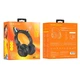 Бездротові Bluetooth навушники Borofone BO18 Cat ear BT headphones |портативна стерео гарнітура, Bluetooth 5.0, AUX/TF, Type-C, до 7 годин відтворення, 400 мАг, вбудований мікрофон, LED-підсвічування, швидке заряджання| Чорний - зображення 4