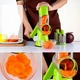Овочерізка мультислайсер Kitchen Master 3 насадки нержавіюча сталь - зображення 2