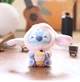 М'яка іграшка брелок Labubu Miniso Stitch Milk Tea Лабуба 15 см, іграшка Лабубу з бульбашковим чаєм, рожева - зображення 2