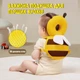 Защитная подушка-рюкзак для малышей, для защиты головы и спины. Зайчик. - изображение 2