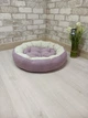 Лежак для тварин кішок та собак Animals_joy Бублик S 50 см(052) - изображение 5