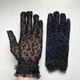 Рукавички жіночі з леопардовим принтом та рюшами Honey Fashion Accessories S/M/L чорний (7-42) - зображення 7