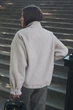 Бежевое укороченное пальто XXL-3XL - изображение 5