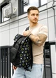 Мужской рюкзак-ролл Sambag RollTop LTT черно-оранжевый Oxford городской многофункциональный рюкзак 51941 - изображение 3