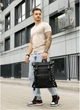 Мужской рюкзак-ролл Sambag RollTop LTT черно-оранжевый Oxford городской многофункциональный рюкзак 51941 - изображение 8