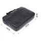Мужской деловой портфель VINTAGE из натуральной кожи черный для ноутбука и документов A4 51498 - изображение 3