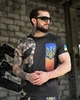 Комплект Sabotage Sambit з принтом Veteran Футболка + Шорти чорний розмір M - изображение 7
