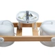 Светильник люстра потолочный ETRON UrbanWood E27 2x40Вт натуральный/белый 1-EDR-7403 - изображение 5