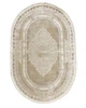 Килим PERI 5725b WHITE OVAL RubinCarpet 0.6 * 1.1 м кремовий - зображення 1
