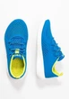 Дитячі крокси-кросівки для дівчинки Crocs Literide Pacer Kids Bright Cobalt/Citrus (34/35, синій) - изображение 7