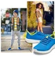 Дитячі крокси-кросівки для дівчинки Crocs Literide Pacer Kids Bright Cobalt/Citrus (34/35, синій) - изображение 8