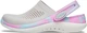 Дитячі крокси для дівчинки Crocs Literide 360 Marbled Clog Pearl White Multi (29/30, сірий) - зображення 7