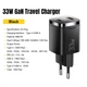 Зарядное устройство Essager 33 Вт GaN USB Type-C с цифровым дисплеем PD - изображение 3