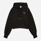 Bluza damska z kapturem Puma Wardrobe Ess Relaxed Cropped Hoodie Tr 62974601 L Czarna (4067983650833) - obraz 5