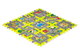 Mata piankowa dla dzieci Iplay miasto 9 elementów 90.5 x 90.5 cm 0395 (6958868803957) - obraz 1