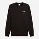 Свитшот на флисе мужской Puma Ess Small No. 1 Logo Crew Fl 68256201 4XL Черный (4067983641749) - изображение 6