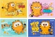 Набор альбомов для рисования Kite Garfield 12 листов A4 на скобе 4 шт (GF25-241/4) - изображение 1