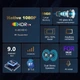 Проектор портативний Xnano X1PRO з WiFi Bluetooth 5.0 Android 9 з кейсом - зображення 4