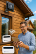 4G інтернет в селі на дачу WiFi роутер Модем 3G, 4G із зовнішньою антеною Комплект мобільного інтернету для дачі - зображення 1